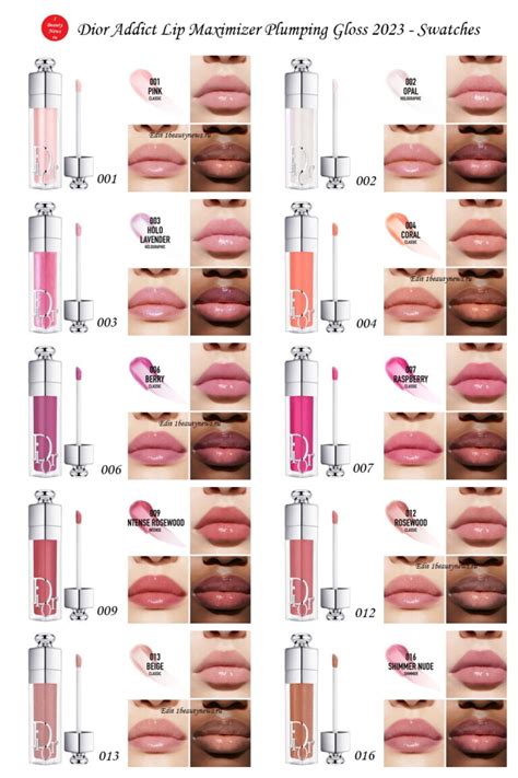 dior lip maximizer müller|Dior lip gloss color chart.